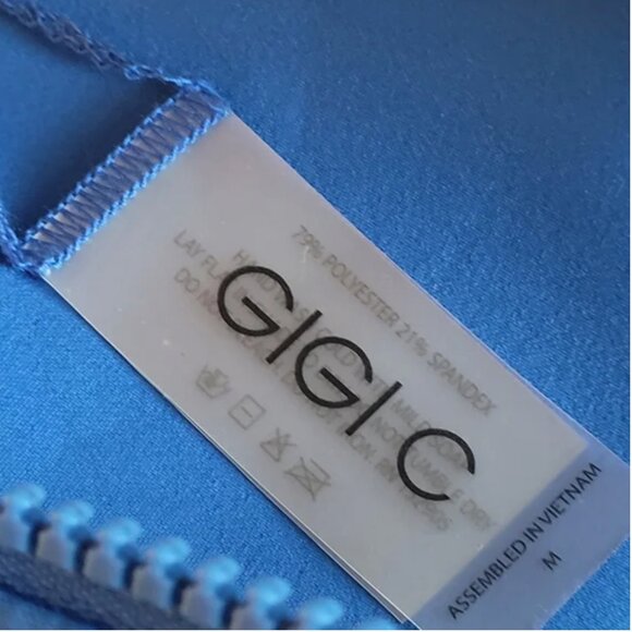 Free People NWT Gigi C Bikinis Lydia Cobalt Surf swimsuit blue size M - Picture 6 of 8